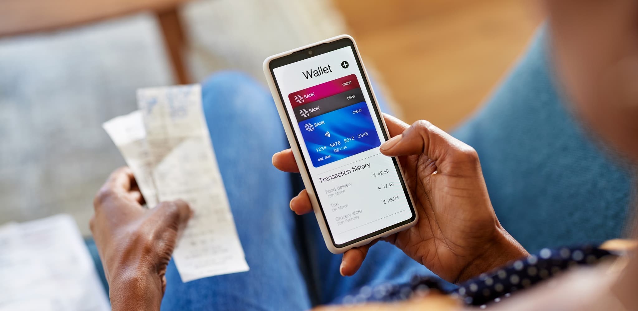 Employees boarding a shuttle